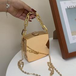 Sacs De Soiree luxury designer handbags chain mirror PVC ladies shoulder bag wedding party clutch bag evening bags for women