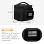 Lunch Bag Insulated Lunch Box Cooler Handbags with MOLLE/PALS Webbing Leakproof Lunch Cooler Tote Bag for Tactical Men Woman