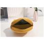 HR491 Women's Retro Small Round Bag Fashion and Versatile Single Shoulder Bag PU Niche Embroidered Handheld Messenger Bag