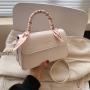 Luxury handbags 2023 pu scarf women shoulder bag for ladies Daily Summer