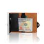 Custom rfid metal card holders leather aluminium card holder pop up wallet card holders