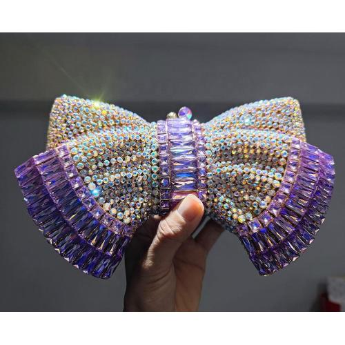Luxury butterfly studded diamond clutch bag banquet full rhinestone bags women handbag stone evening bag