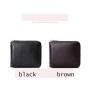 MSW001 Hot Sale Exclusively Anti-theft Brushed RFID Leather Men's Wallet Short Zipper Leather Purse for Men