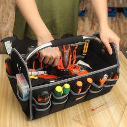 KBW611 Portable Tool Bag Electrician Multi-function Single Shoulder Large Capacity Thickened Canvas Electrician Tool Bag