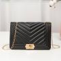 New Arrival Pu Shoulder Bags for Women Korean Classic Embroidered Women Messenger Bags Simple Fashion Sling Small Square Bag