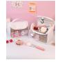KBW140 2023 Wholesale Travel Organizer PVC Clear Makeup Bag Large Capacity Portable Female Makeup Bag