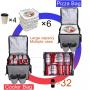 2022 Winter Outdoor Big Jumbo Foldable Tote Insulated Thermal Hot Food Delivery Cooler Lunch Bag With Logo
