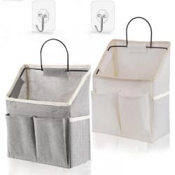 KBW514 New Fabric Storage Hanging Bag Wall Hanging Wall Hanging Dormitory Wall Bag Behind The Door Gods Storage Bag