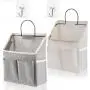 KBW514 New Fabric Storage Hanging Bag Wall Hanging Wall Hanging Dormitory Wall Bag Behind The Door Gods Storage Bag