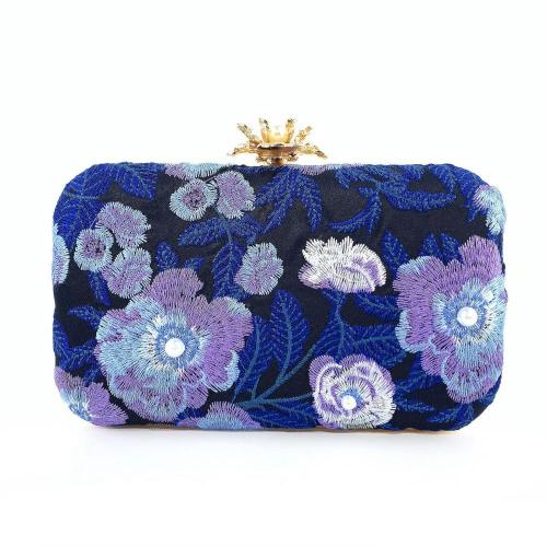New spot embroidery handmade beaded evening bag handbag ladies retro pearl banquet evening bag women's bag