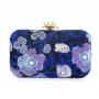 New spot embroidery handmade beaded evening bag handbag ladies retro pearl banquet evening bag women's bag