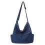 Messenger Bag Men's trendy brand simple large capacity Japanese canvas satchel casual New