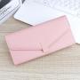 Women's long multi card soft leather minimalist fashion wallet