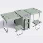 32L Multi-functional picnic ice insulated cooler box with handle and wheels and table and chairs