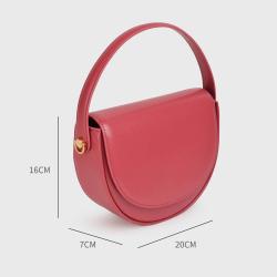 Professional Manufacturer Classic Fashion Womens Saddle Bags Premium Pu Leather Fully Custom Private Label Womens Crossbody Bags