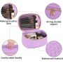 Cosmetic Bag Light Purple Makeup Bag Purple Cosmetic Pouch Travel Bag Toilet Organizer Necessary Beauty Case Bath Wash Make Up