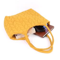 CHANGRONG Custom Womens Lightweight Quilted Padding Soft Puffer Tote Bag