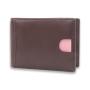 Slim PU leather wallet customized with logo RFID men's leather wallet