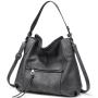 REALER New style PU Leather women's Shoulder Bag Large Capacity Crossbody Bags with Tassel Customize women ladies Hobo Handbags