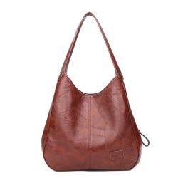 Large Capacity Fashion luxury purses handbags for women PU Soft Leather Single Shoulder tote bag