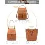 LOVEVOOK Wholesale 2022 customized bags vegan pu leather hand bags fashion 2pc shoulder tote bags women school backpack for lady