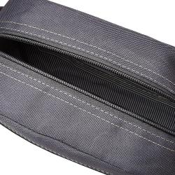 Custom Men's Toiletry Bag Canvas Travel Kit Organizer Wash Waterproof Portable Makeup Bag