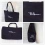 Large Denim Canvas Shopping Bag Fashionable Art Bag with Two Handles Waterproof and Wholesale Factory Direct