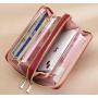KBW466 Women Wallet Long Double Zipper Wallet Girls 2023 New Fashion Bow Clutch Bag Good Quality PU Ladies Money Card Clip