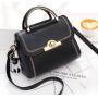 Ladies Four Seasons Fashionable Embroidery Handbag PU Leather Shoulder Crossbody Bag Zipper Single Strap Women's Customs Handbag