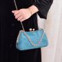 Slap-up hot sale fashion PU texture partygoing custom clutch handbag wedding evening bags for women