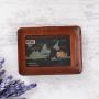 Full grain nice slim vegetable tanned RFID blocking card holder wallet card case leather card holder