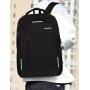 ZF065 Simple Business 15.6 Inch Computer Backpack Man Leisure Travel Student Schoolbag Waterproof Travel Shoulder Bag USB Port