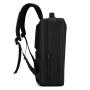 Custom Large Capacity Hard Shell Backpack ABS Waterproof USB Trendy Laptop Bag for Competition Features a Backshoulder Design
