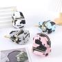 ZR222 Printed Cow Pattern Key Bag Summer New Korean Personalized Women's Daily Change Storage Bag Wallet