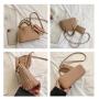 KBW032 2023 New Versatile Women Bag Fashion PU Tote Bag Fashion Shell  Package Mesh Red Ladies Handheld Shoulder Crossbody Bag