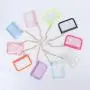 Keymay High Quality Candy Color Girls Cute Coin Wallets Custom Mini Coin Purse Clear Pvc Coin Purses Money