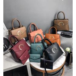 Wholesale sac a main femme PU Leather Bags Women 2 Pcs Set  Handbags Ladies Crossbody Shoulder Bags For Women