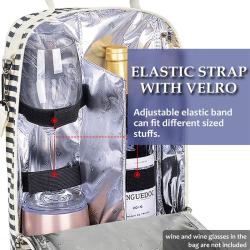 cooling red Wine  Carrier PouchPurse Fashionable purse with Hidden insulated Compartment for women