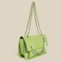 2024 Wholesale Oiled Waxed Leather Shoulder Bag For Fashion Women With Pearl Chain Charm