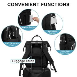 LOVEVOOK wholesale custom logo OEM 15.6 laptop bags Work travel School purses Teacher Nurse Backpacks Laptop Backpack for Women