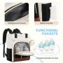 LOVEVOOK Custom Waterproof Daily Baby Diaper Bag with Changing Pad & Pacifier Case Fashion High Quality Mommy Bag Backpack
