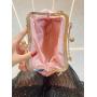 New handmade diamond studded bow dinner bag evening bags