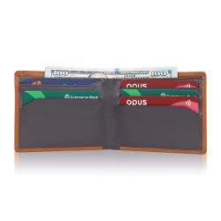 High quality men short wallet leather men's wallet card holder rfid blocking leather wallets for men
