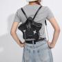 Custom Tote bag Star decoration Simple PU women's bag portable zipper single shoulder chain niche design plus logo