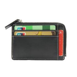 Factory price slim bifold card wallet rfid protected canvas credit card holders