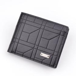 2022 Hot sell  Retro men's  short wallet horizontal male wallets for men fashionable card holder leather wallet