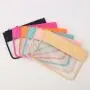 Wholesale Promotional Plain Wash Square  Kid Jelly Clear Waterproof Cosmetic PVC Bag