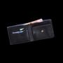 Genuine leather coin wallet RFID men wallet for gift with logo added