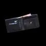 Genuine leather coin wallet RFID men wallet for gift with logo added