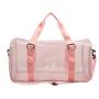 Candy Color Jelly PVC Tote Gym Sport Yoga Travel Bag Spend Night Bag Heavy Duty Clear Duffle Bag for Women